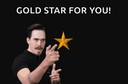 Gold star