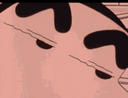 Shin-chan eyebrow waggle